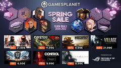 Spring Sales Gamesplanet jour #9 : 264 jeux soldés jusqu'à -91% dont Control (-75%), A Plague Tale: Innocence (-78%) ou Pillars of Eternity II (-79%)