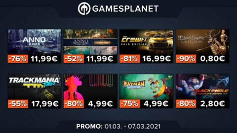 Promo Gamesplanet : Total War: Three Kingdoms - Fates Divided à 8,49€, les jeux Nacon en promotion