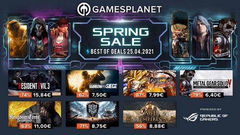 Spring Sale Gamesplanet : best of, 2530 jeux soldés