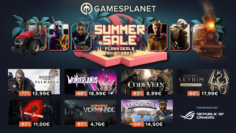 Summer Sales Gamesplanet #4 : 400 jeux soldés dont Assassin's Creed Valhalla (-77%), Back 4 Blood (-82%) ou Warhammer Vermintide 2 (-83%)