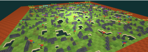 Neural MMO, un MMO pour l'apprentissage des IA