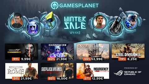 XMAS Deals Gamesplanet #3 : 857 jeux soldés pendant une semaine