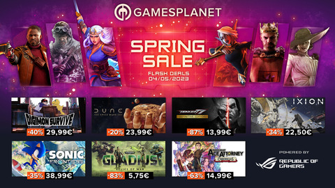 Spring Sales Gamesplanet #8 : 311 jeux soldés dont One Piece Odyssey (-47%), Back 4 Blood (-77%), This War of Mine (-83%)