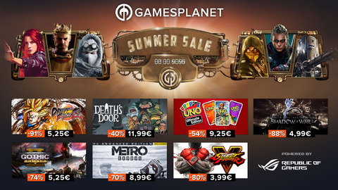 Summer Sale Gamesplanet #2 : Iron Harvest (-70%), Dragon Ball Z: Kakarot (-78%), Hard West (-87%)