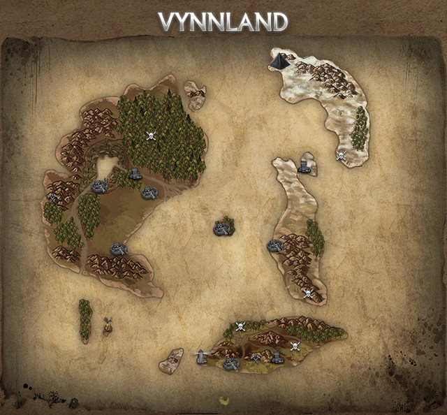 Carte du Vynnland