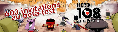 Jeu-Concours Bêta-test Hero 108 Online