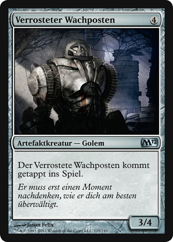 Verrosteter Wachposten