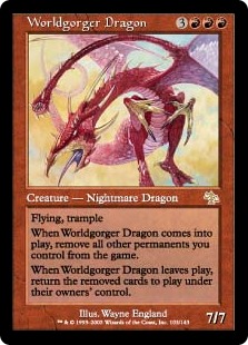 Worldgorger Dragon réautorisé en Commander