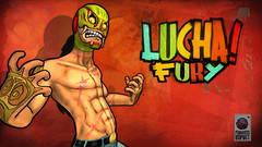 Deux luchadores de Lucha Fury