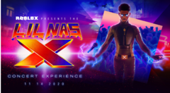 Le rapper Lil Nas X en concert virtuel dans Roblox