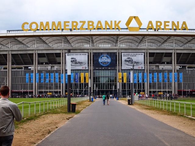 ESL One - Le stade de Francfort vu de l'extérieur