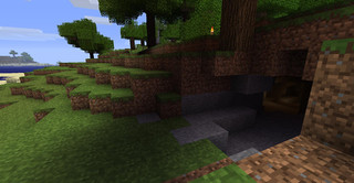 L'entrée d'une gallerie.