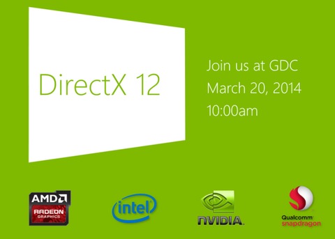 Xbox Game Studios - DirectX 12 se dévoilera à l'occasion de la GDC 2014