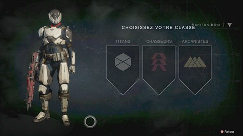 Destiny - Création de personnage