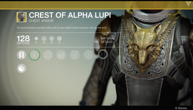 Crest of Alpha Lupi