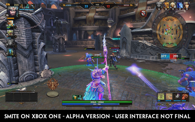 Captures de la version Xbox One de Smite - SMITE XBox 2015 Jan 7 004