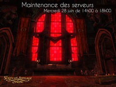 Maintenance des serveurs Jeudi 28 juin de 14h00 à 18h00 (correctif)