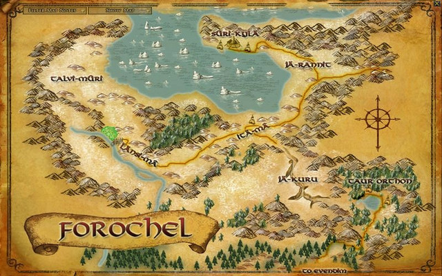 Carte du Forochel