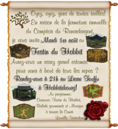 Animation : Participez au festin du Hobbit