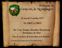 Soirée RP : Le Comptoir du Renardargent ouvre ses portes le 3 octobre