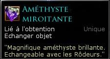 Améthyste miroitante