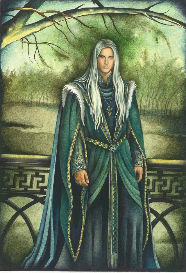 Fan-art illustrant Celeborn