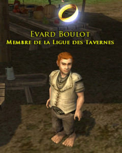 Evard Boulot, membre de la Ligue des Tavernes