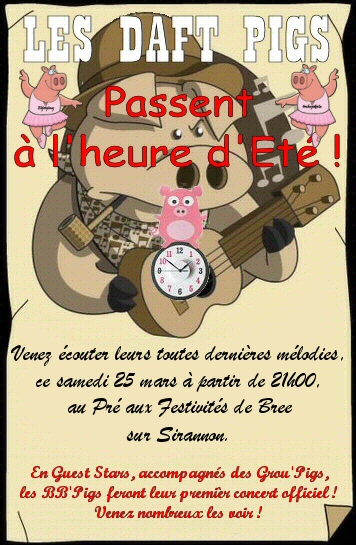 Le Seigneur des Anneaux Online - Les Daft Pigs en concert le 25 mars à 21h00