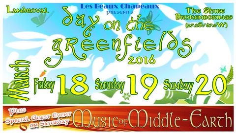 Le Seigneur des Anneaux Online - Festival Day on the greenfields sur Landroval  du 18 au 20 mars