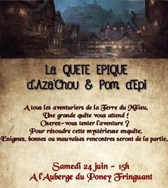 Aza'Chou et Pom d'Epi, une journée de conquête et d'aventure épique pour les un an du site