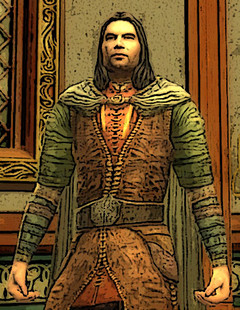 Aragorn dans sa chambre du Poney Fringuant