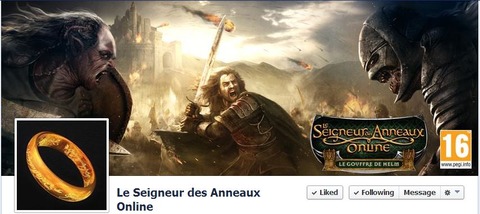 Le Seigneur des Anneaux Online - Nouvelle page facebook francophone pour lotro