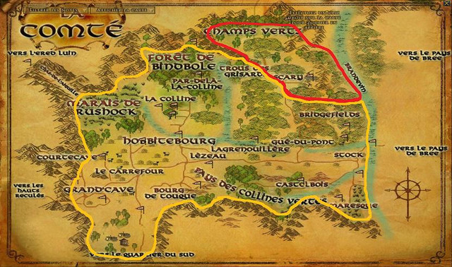 Carte de la Comté