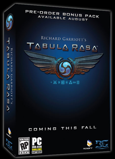 Tabula Rasa - Les bonus de la précommande connus