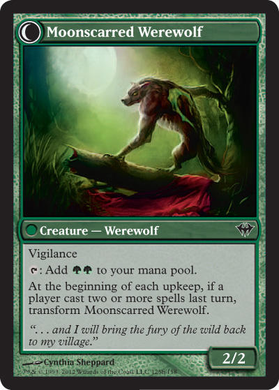 Moonscared Werewolf