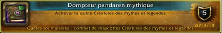 World of Warcraft - Dompteur pandaren mythique