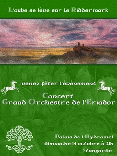 Concert Grand Orchestre de l'Eriador - 14 octobre 2012 - Estel