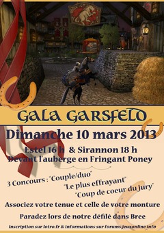 Gala Garsfeld 2013 - Dimanche 10 mars - Semaine de la mode