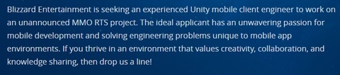 Blizzard Entertainment - Un MMO RTS (mobile) en développement chez Blizzard ?