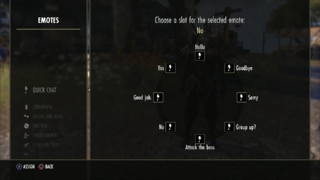 Selection discussion rapide TESO Console