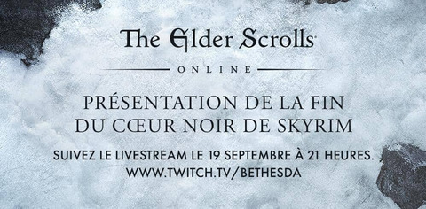 The Elder Scrolls Online - Un stream sur le dernier DLC de 2020 le Samedi 19 Septembre 2020 à 21h