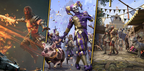 The Elder Scrolls Online - Ce qu'il se passe en mars sur The Elder Scrolls Online : refonte du Chevalier-dragon, améliorations de confort, et festival des bouffons