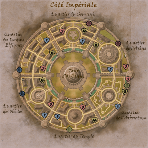Quartiers de la Cité Impériale