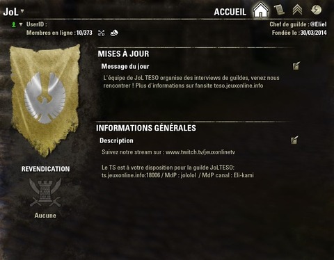 The Elder Scrolls Online - Guilde