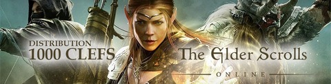 The Elder Scrolls Online - Distribution : 1000 clefs Elder Scrolls Online à gagner