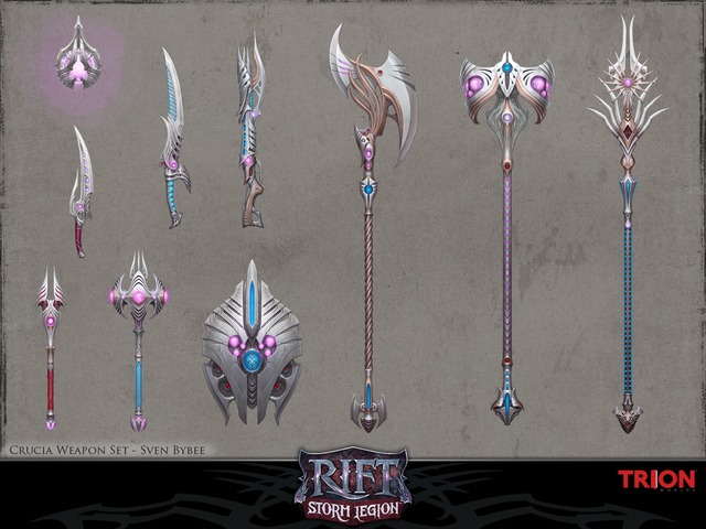 Concept Art Storm Legion - - ConceptStormLegion Crucia Weapons