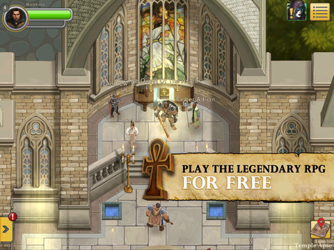 Capture d'écran d'Ultima Forever sur l'App Store
