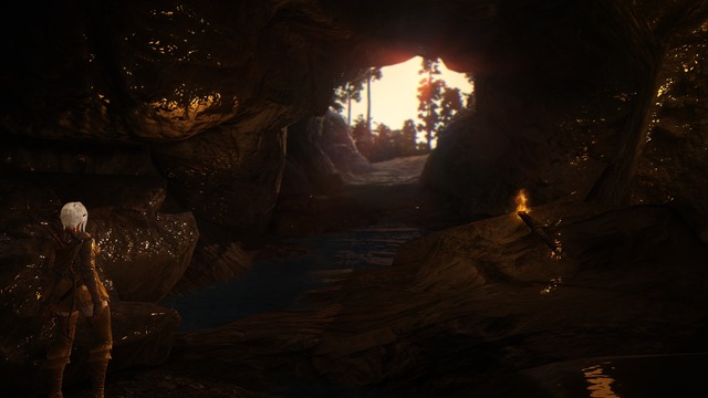 Sortie de grotte
