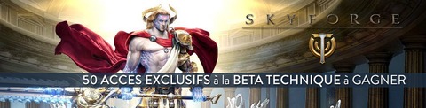 Jeu concours : 50 accès exclusifs à la bêta technique de SkyForge