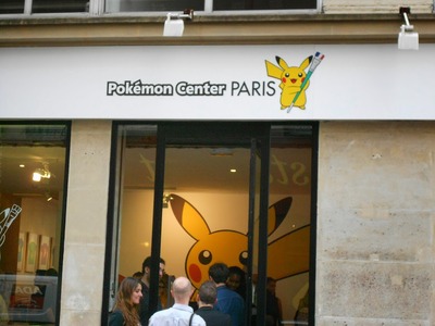 Vernissage Pokemon Center Paris - Entrée